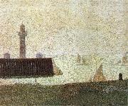 Georges Seurat End of the Seawall oil on canvas
